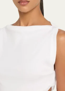 A.L.C.Mae Cropped High-Neck Top