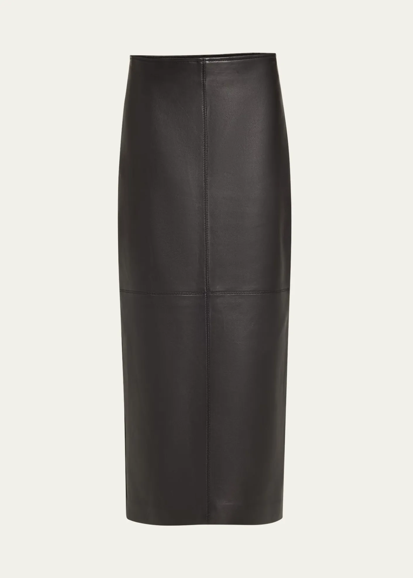 A.L.C.Marta Straight Leather Maxi Skirt