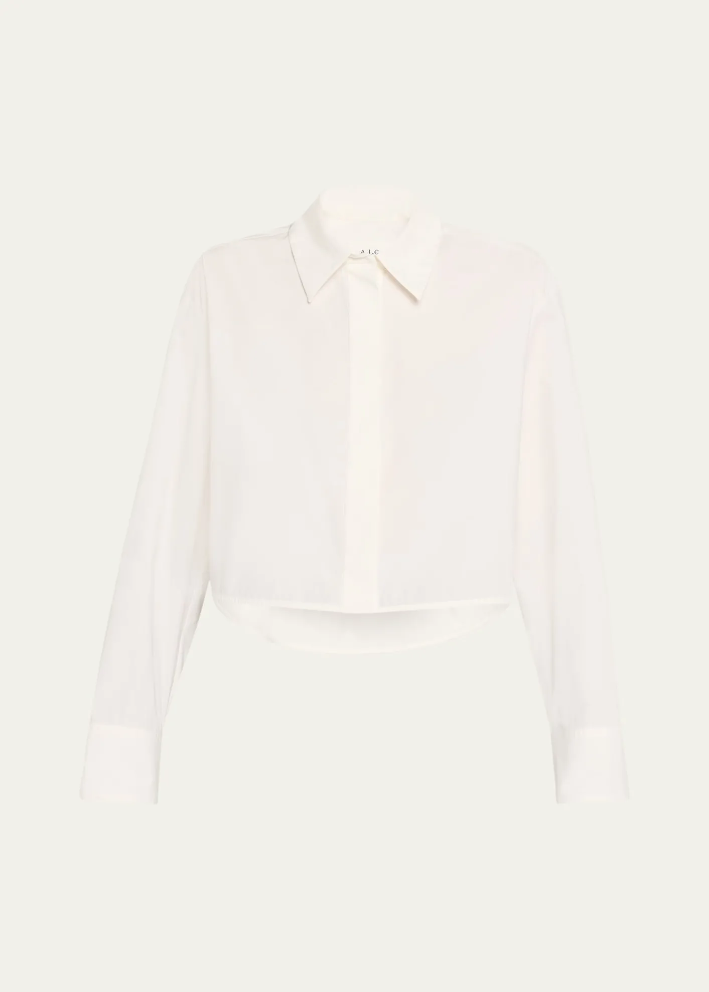 A.L.C.Maude Cropped Button-Front Top