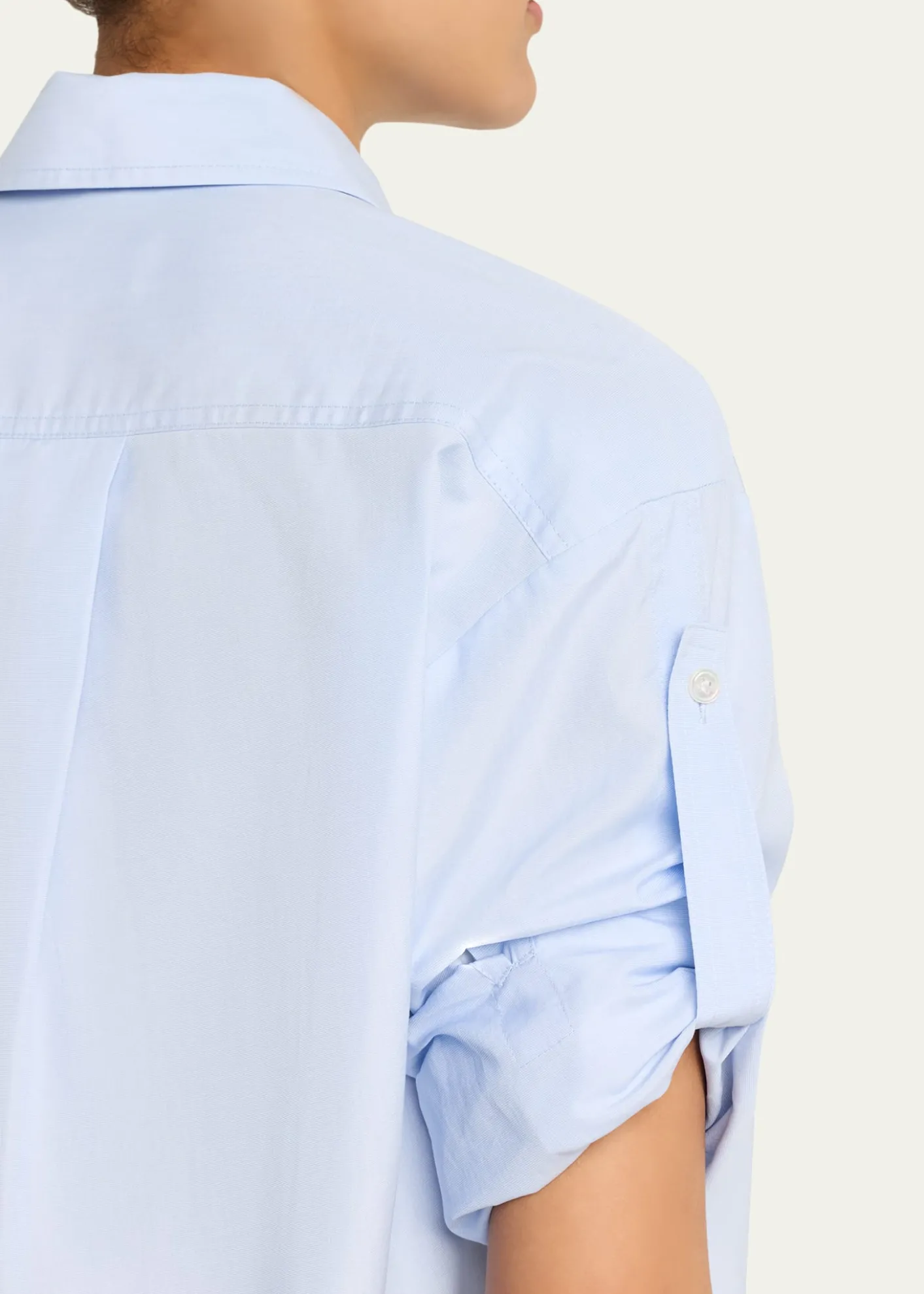 A.L.C.Maude Cropped Cotton Poplin Top