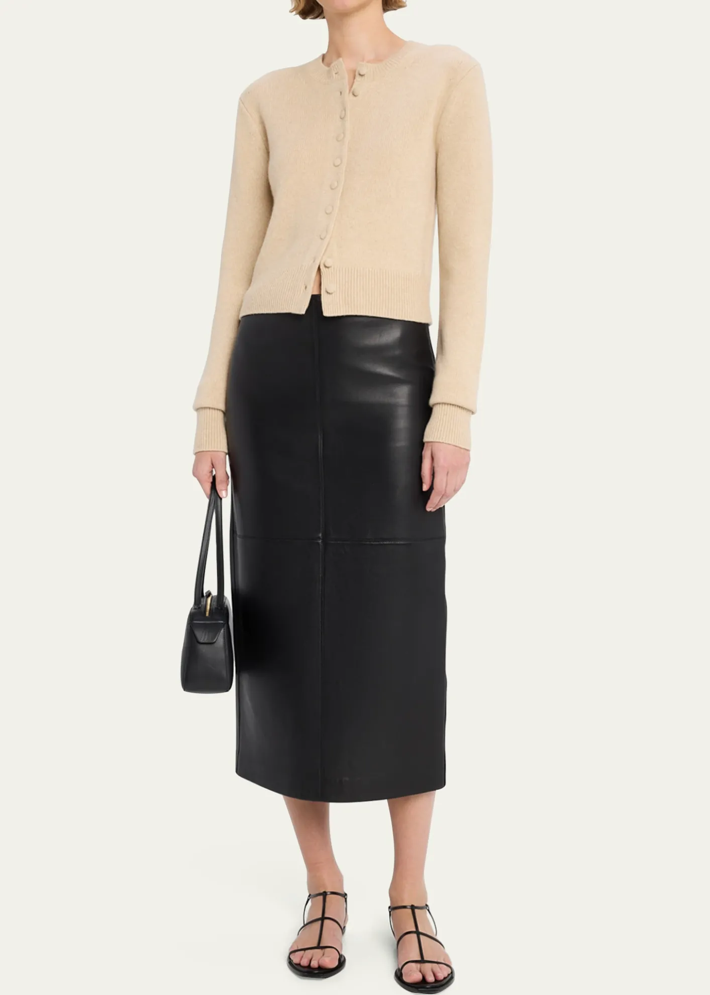 A.L.C.Skyler Cashmere Crewneck Cardigan