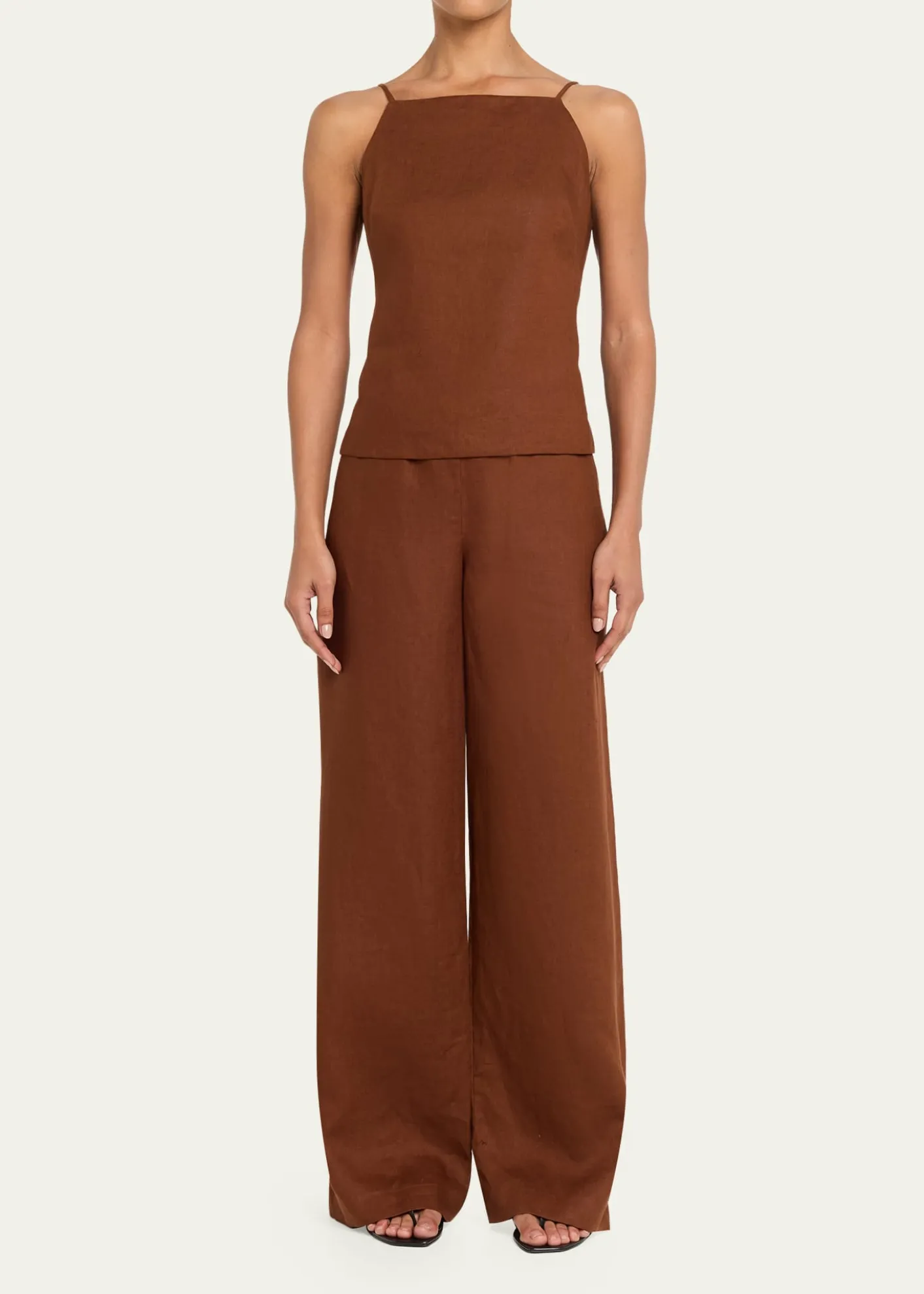A.L.C.Tyler Wide-Leg Linen Pants