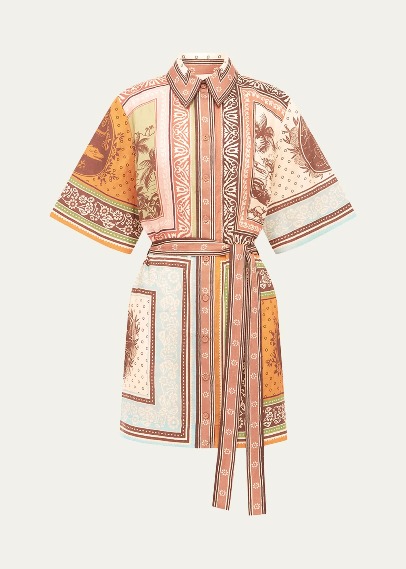 ALEMAISAlberta Mini Shirtdress