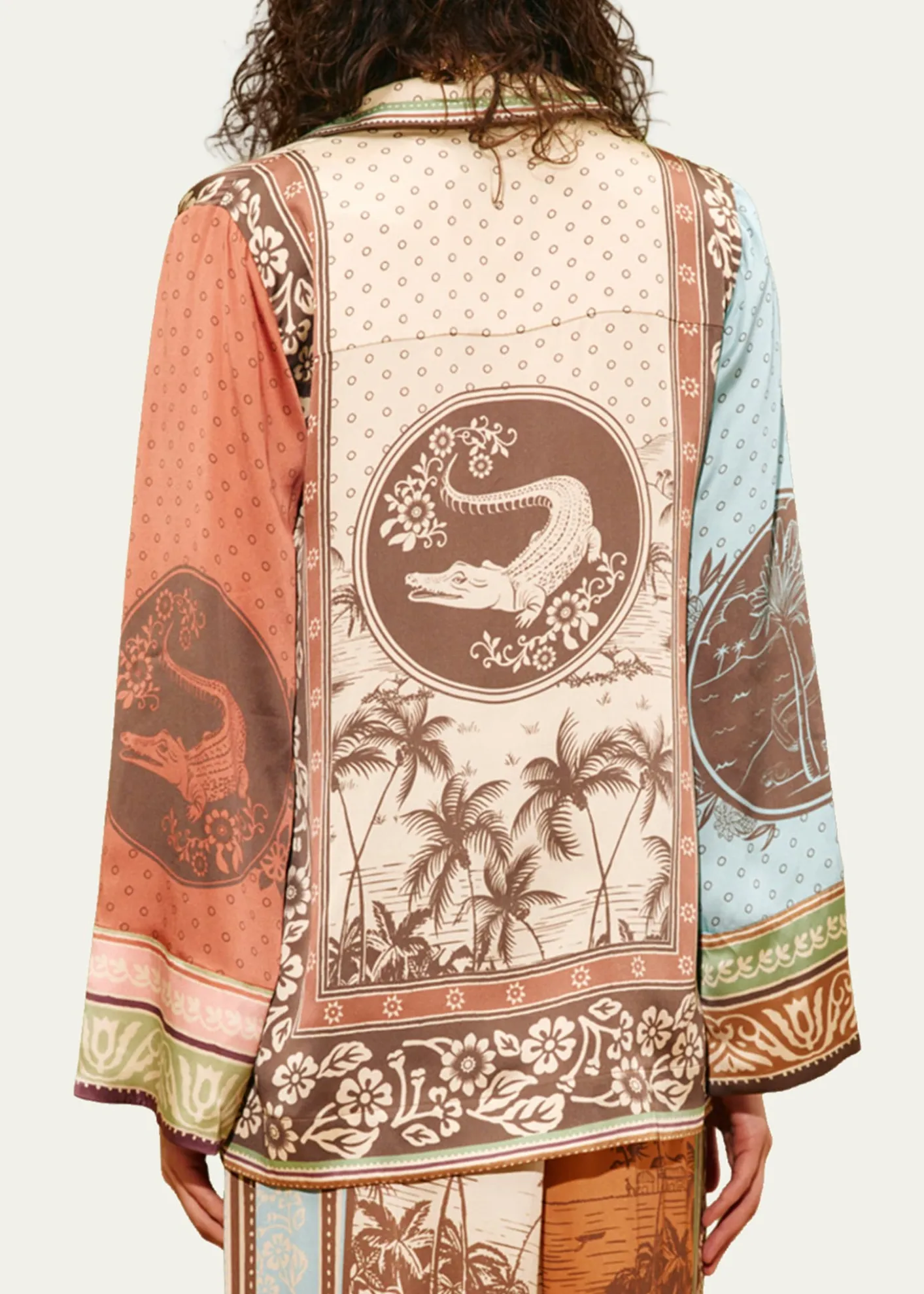 ALEMAISAlberta Silk Shirt