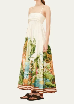 ALEMAISToucan Tango Midi Dress