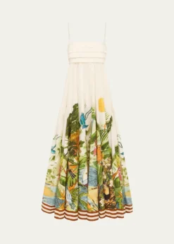 ALEMAISToucan Tango Midi Dress