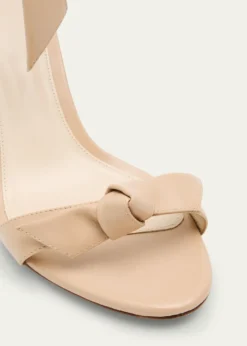 Alexandre BirmanClarita Leather Bow Ankle-Strap Sandals