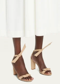 Alexandre BirmanClarita Leather Ankle-Tie Sandals