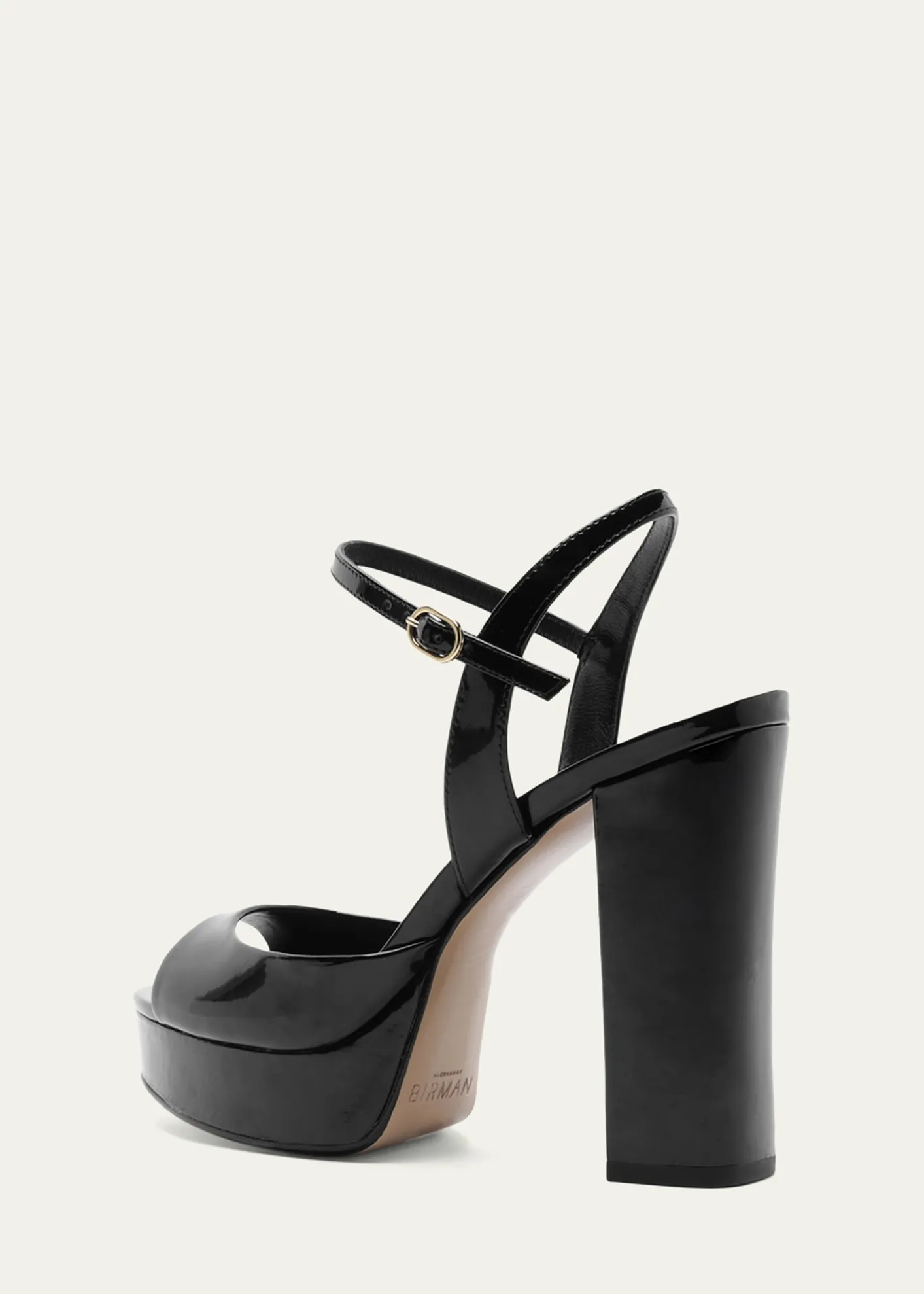 Alexandre Birman120mm Amy Patent Leather Platform Sandals