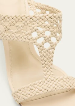 Alexandre Birman90mm Braided Leather Block-Heel Sandals