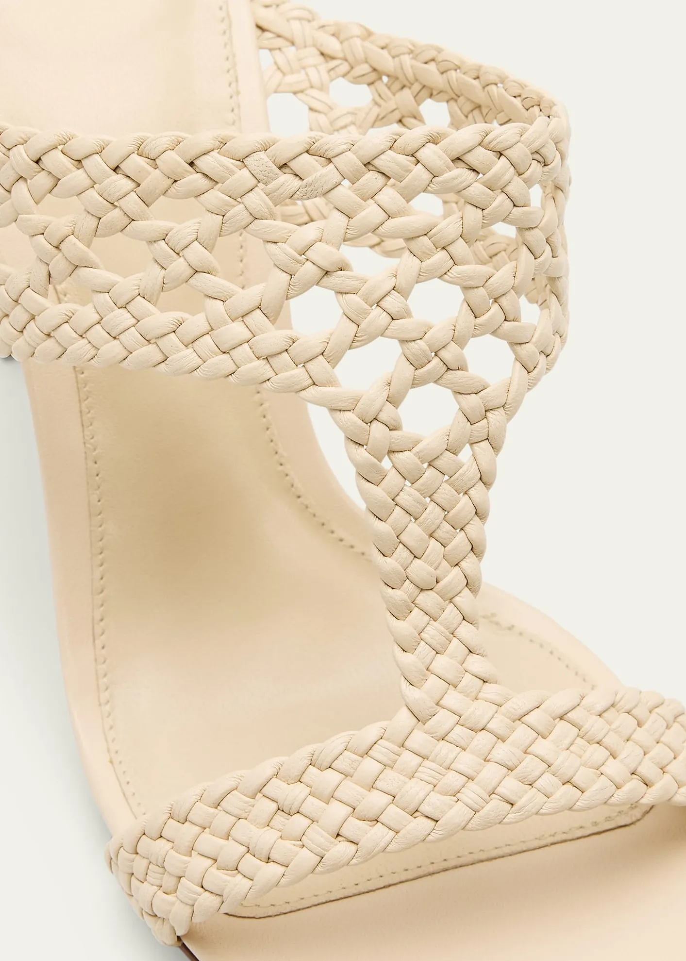 Alexandre Birman90mm Braided Leather Block-Heel Sandals
