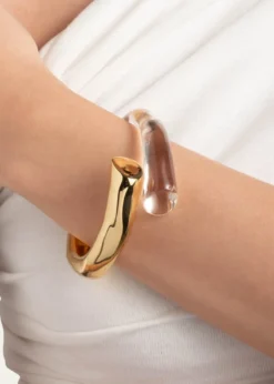Alexis BittarLiquid Lucite Bypass Hinge Bracelet