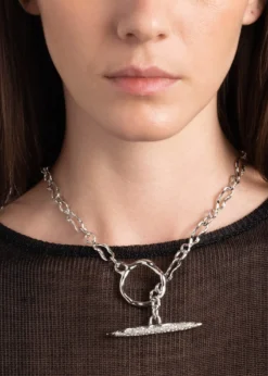 Alexis BittarSolanales Crystal Infinity Link Necklace