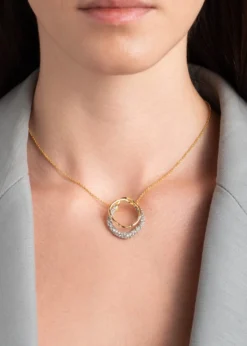 Alexis BittarSolanales Gold Crystal Orbit Necklace