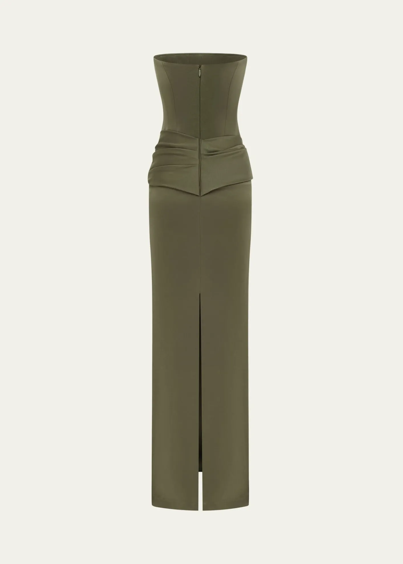 Alex PerryStrapless Twisted Longline Column Gown