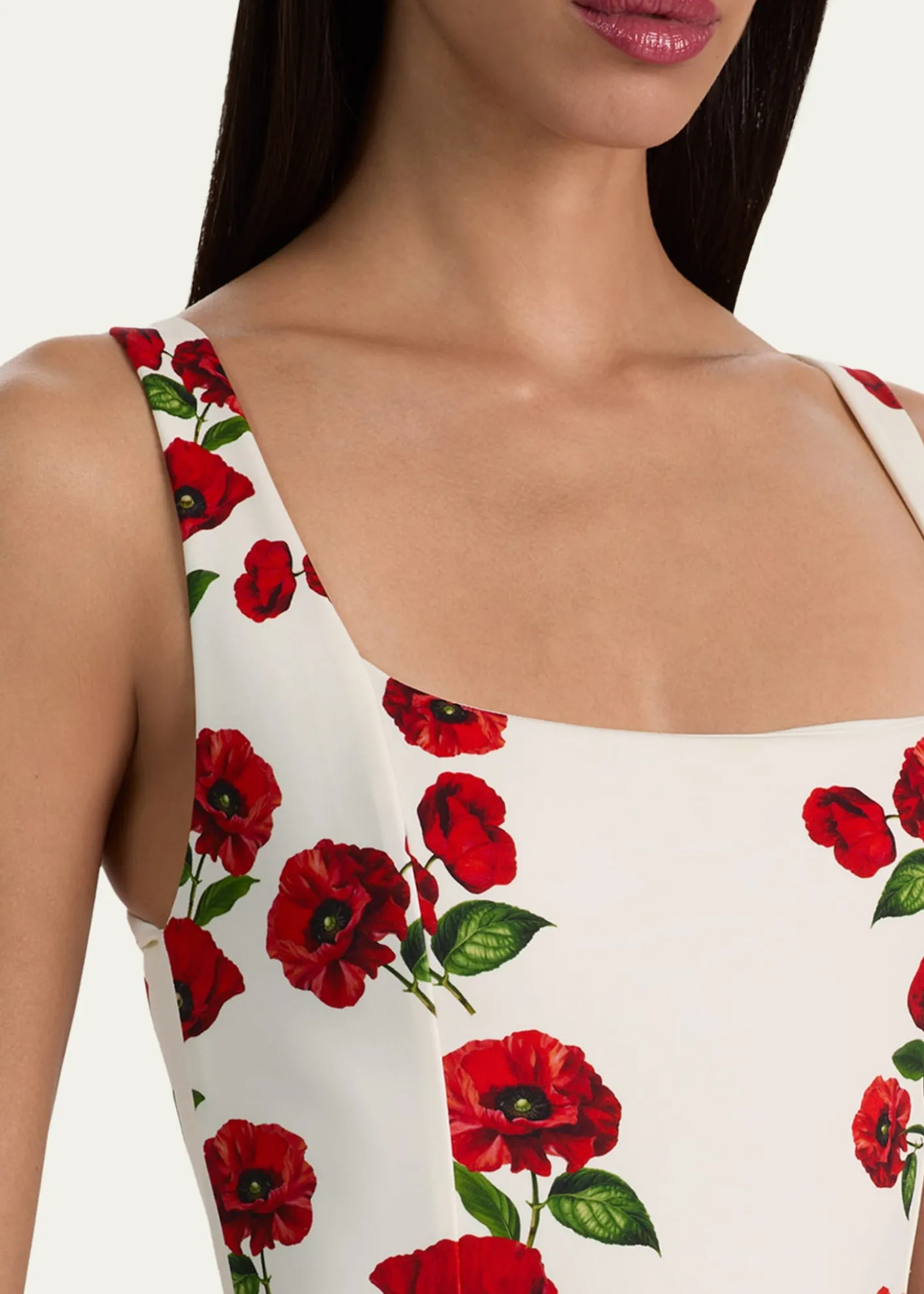 ALICE + OLIVIAAdley Drop-Waist Maxi Dress