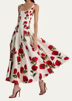 ALICE + OLIVIAAdley Drop-Waist Maxi Dress