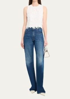ALICE + OLIVIAAmal Lace Tank Top