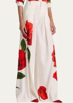 ALICE + OLIVIABlaire High-Rise Pleated Trousers