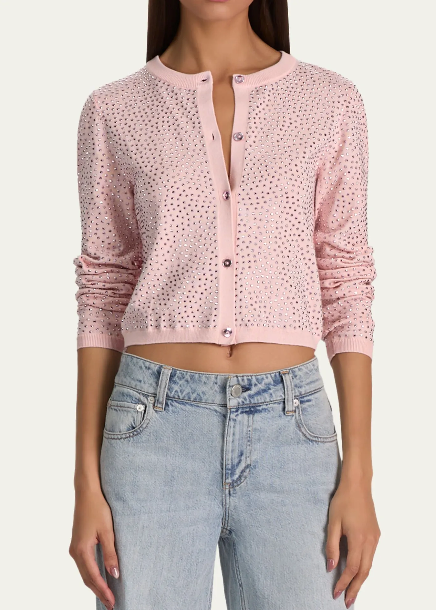 ALICE + OLIVIACarson Embellished Cardigan