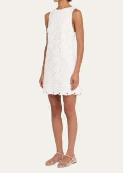 ALICE + OLIVIAClyde Eyelet Shift Dress