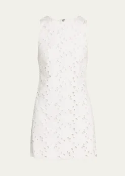 ALICE + OLIVIAClyde Eyelet Shift Dress