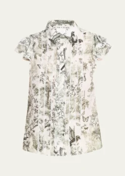 ALICE + OLIVIADaybreak Minda Ruffle Blouse