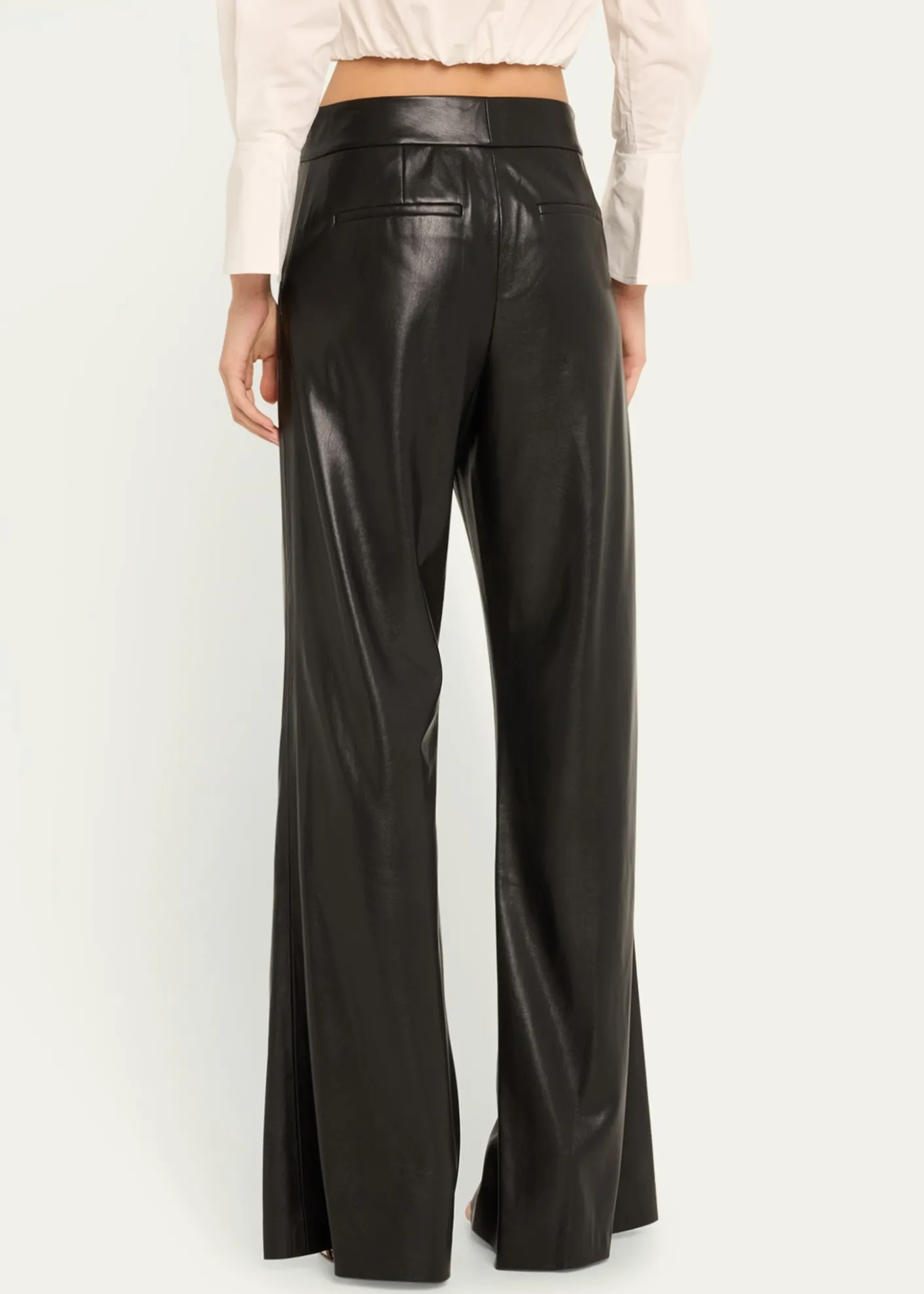 ALICE + OLIVIADylan High-Waist Faux-Leather Pants