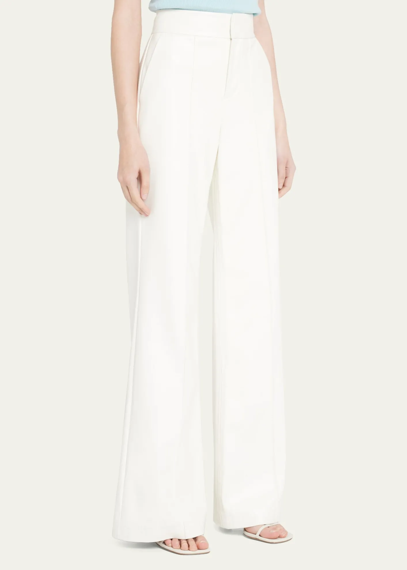 ALICE + OLIVIADylan Vegan Leather Wide-Leg Pants