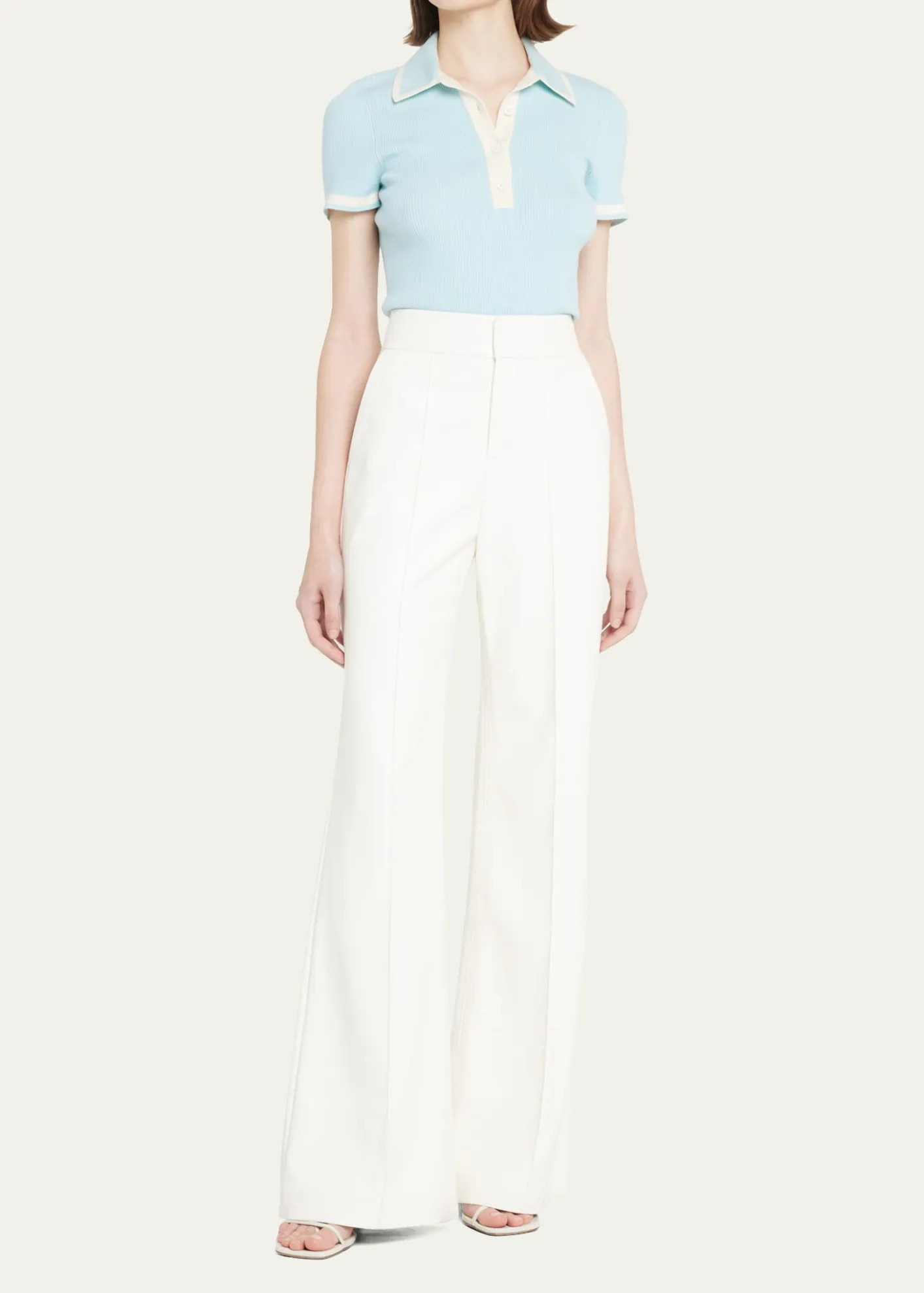ALICE + OLIVIADylan Vegan Leather Wide-Leg Pants