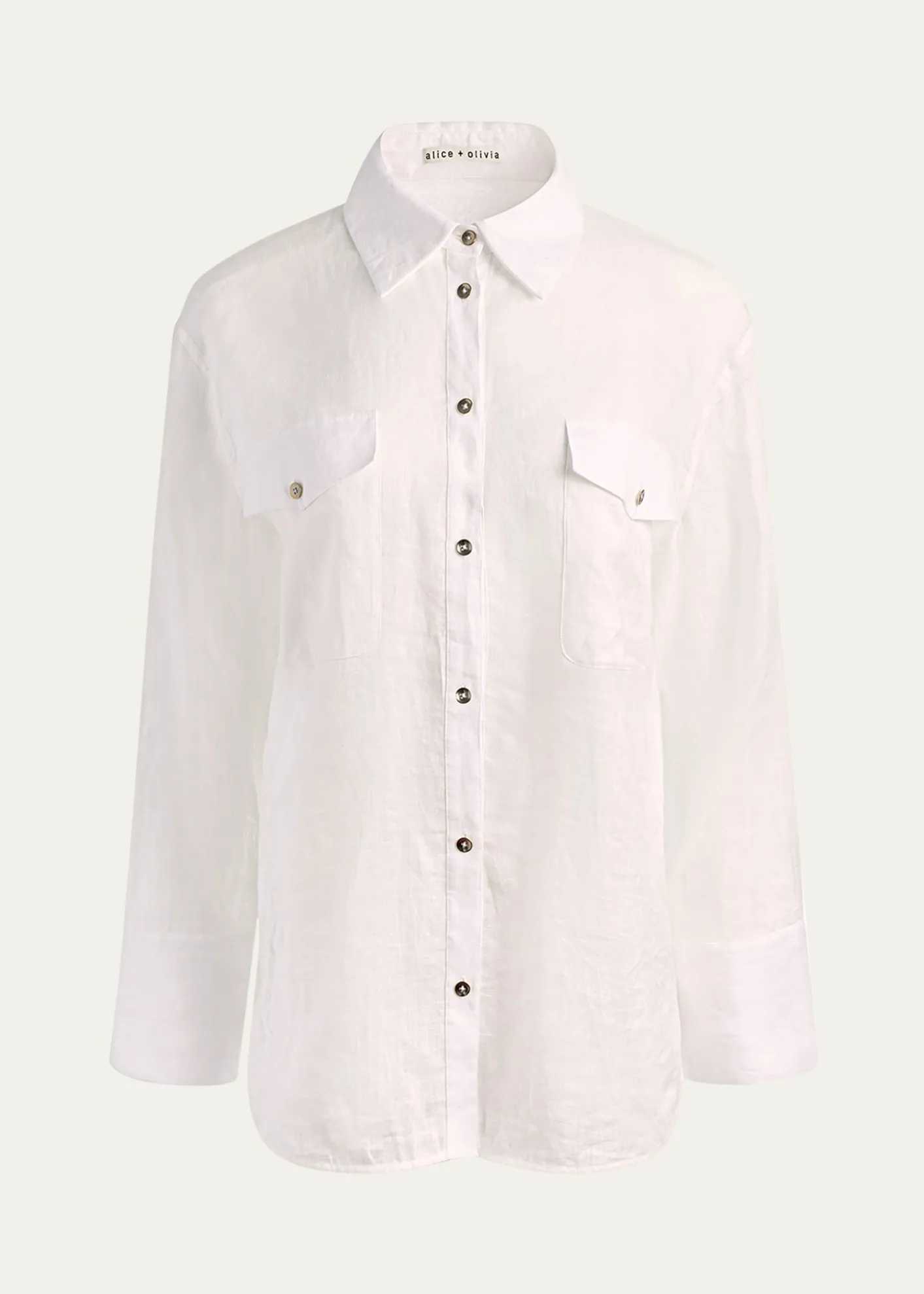 ALICE + OLIVIAFinely Oversized Utility Shirt