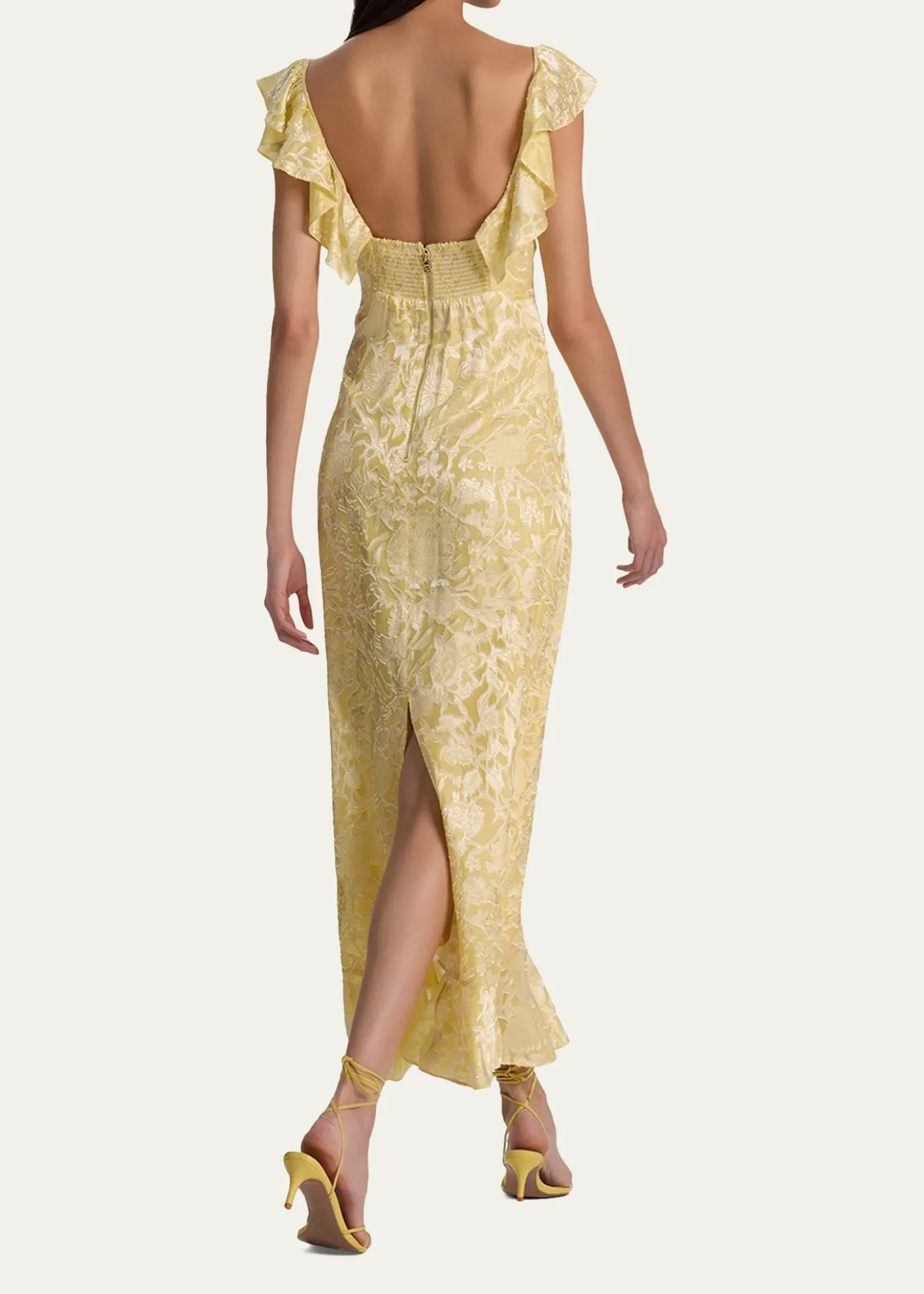 ALICE + OLIVIAGemma Ruffled Floral Maxi Dress