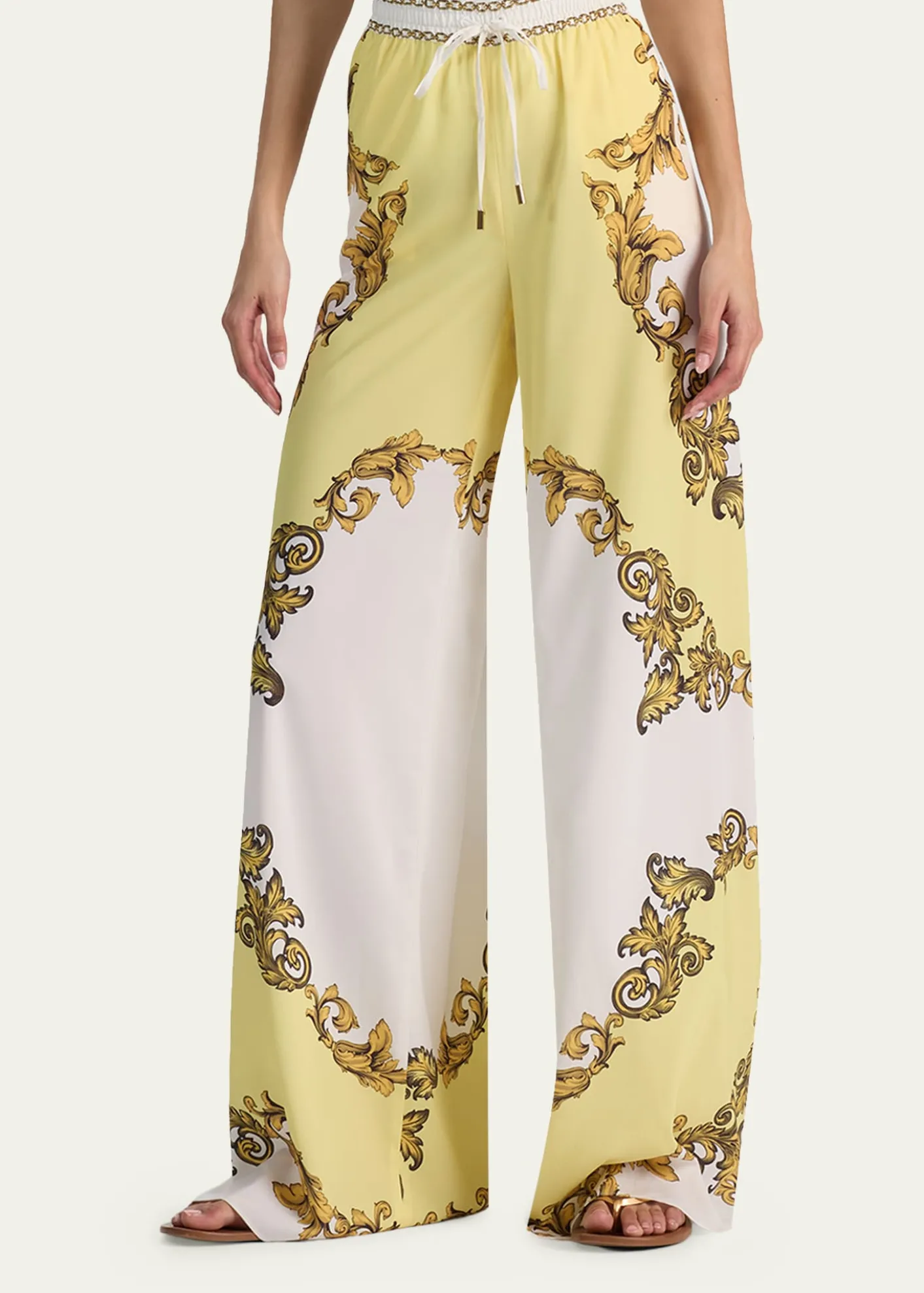 ALICE + OLIVIAGolden Coast Ojai Wide-Leg Pants