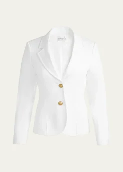 ALICE + OLIVIAIana Denim Sculpted Blazer