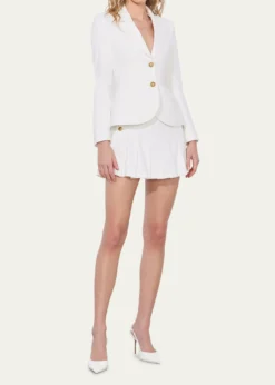 ALICE + OLIVIAIana Denim Sculpted Blazer