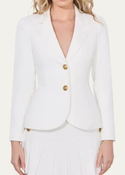 ALICE + OLIVIAIana Denim Sculpted Blazer