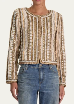 ALICE + OLIVIAKidman Embellished Jacket