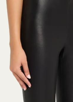 ALICE + OLIVIALennox Mid-Rise Leather Leggings