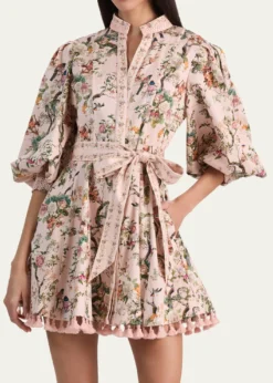 ALICE + OLIVIALucy Belted Mini Shirtdress