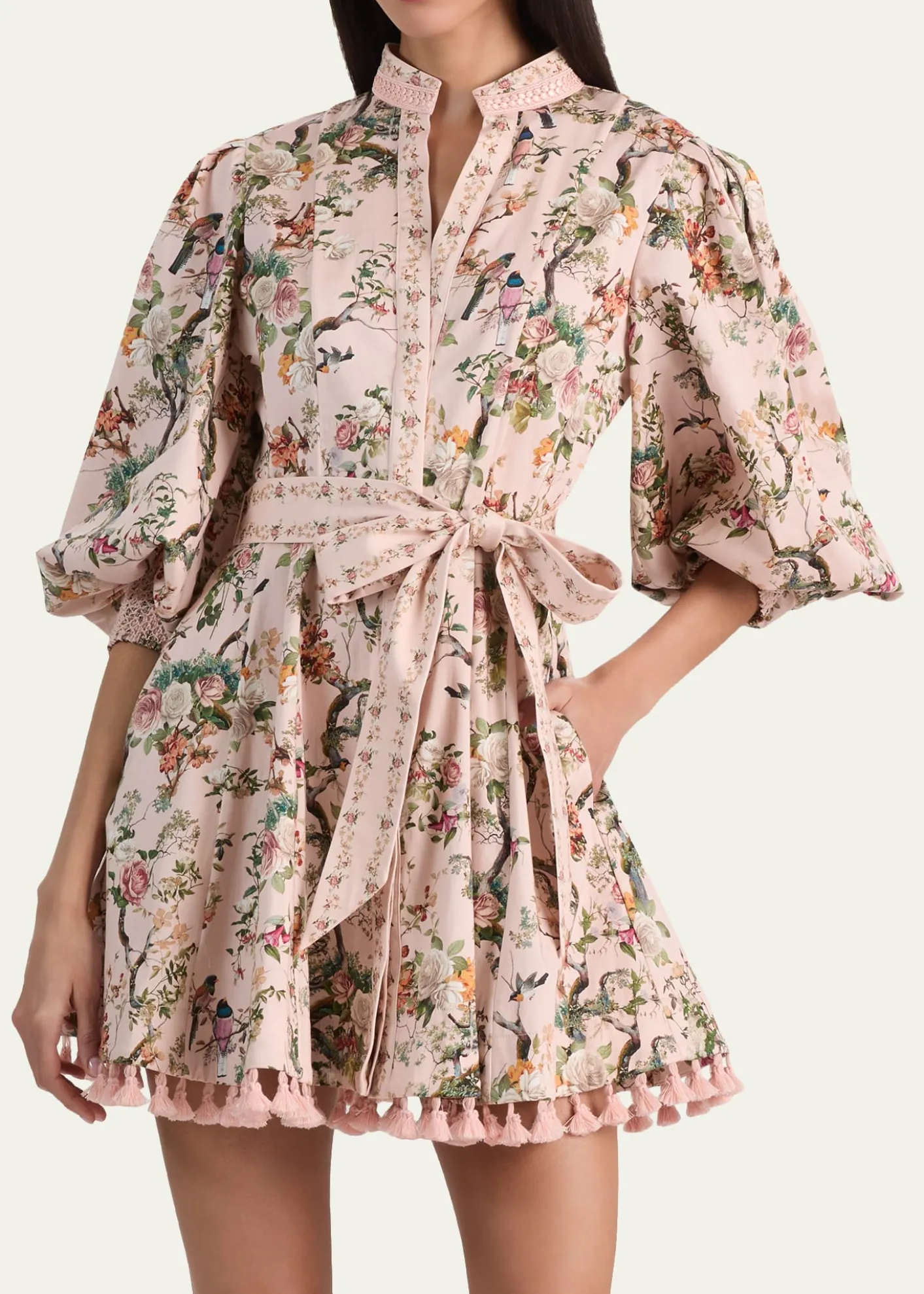 ALICE + OLIVIALucy Belted Mini Shirtdress