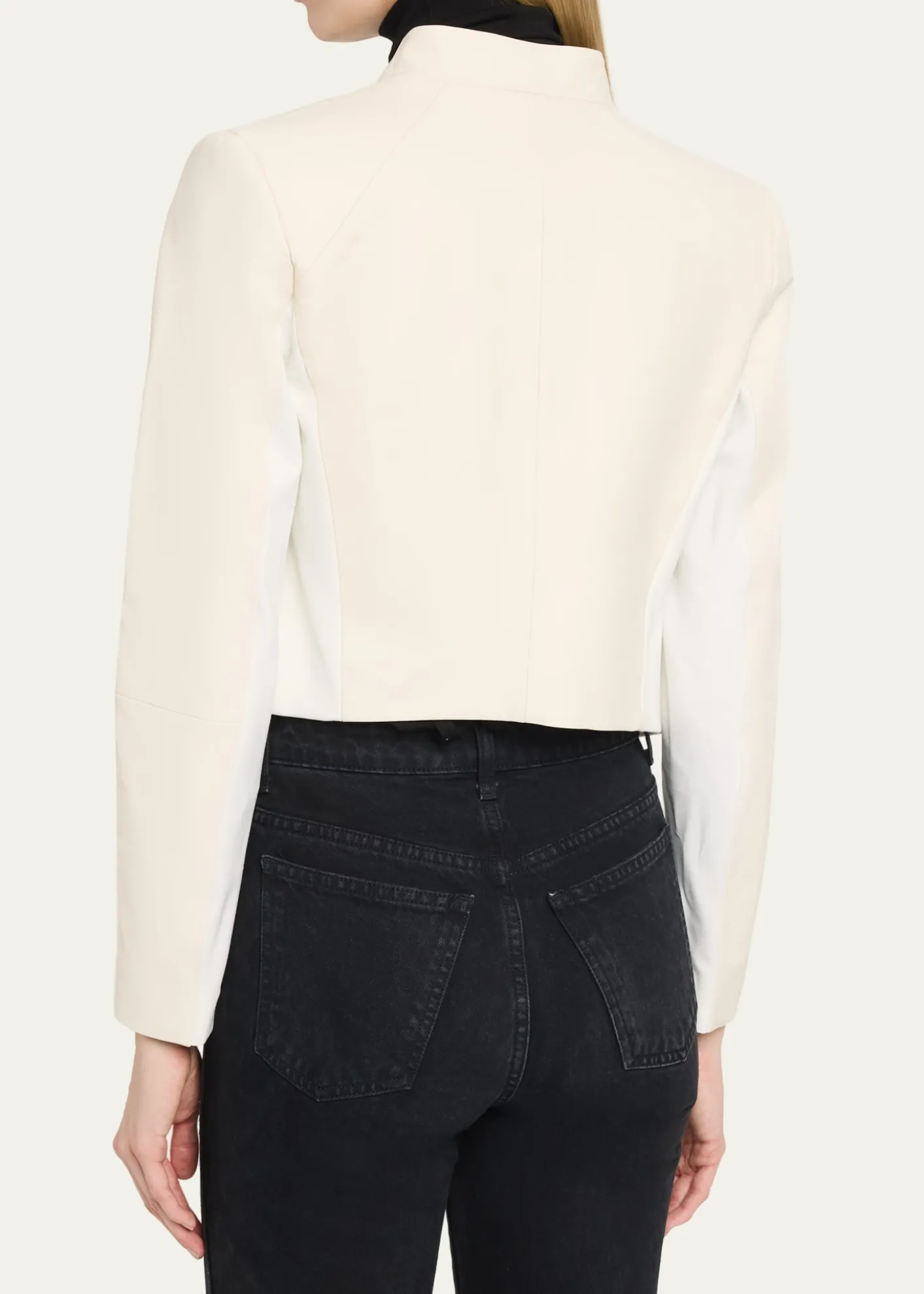 ALICE + OLIVIANew Harvey Leather Open-Front Jacket