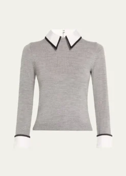 ALICE + OLIVIAPorla Collared Sweater