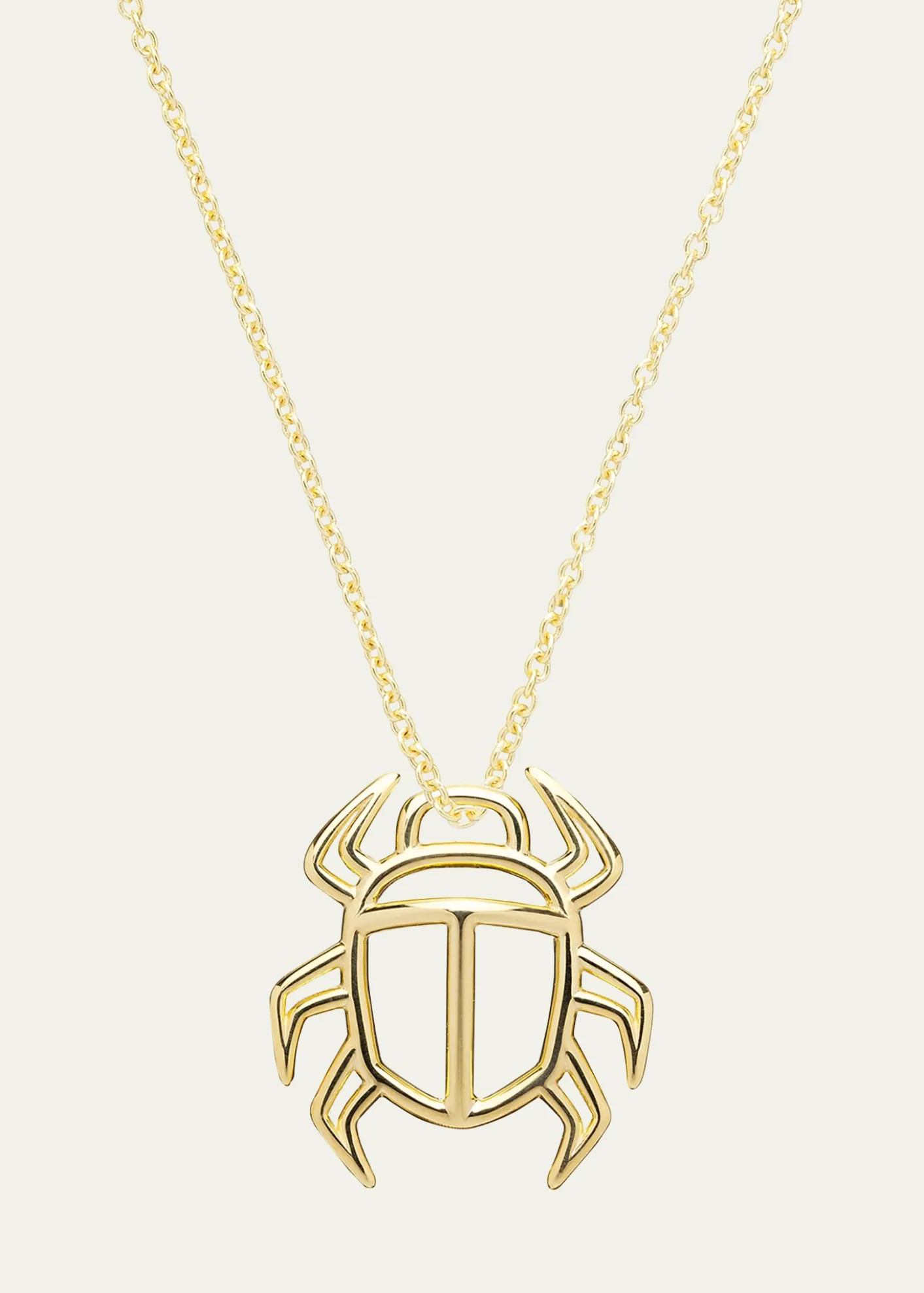 AliitaBeetle Necklace in 9k Gold