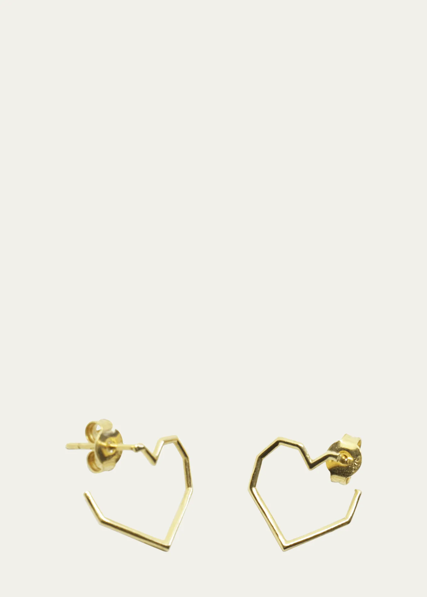 AliitaCorazon Puro Heart Earrings