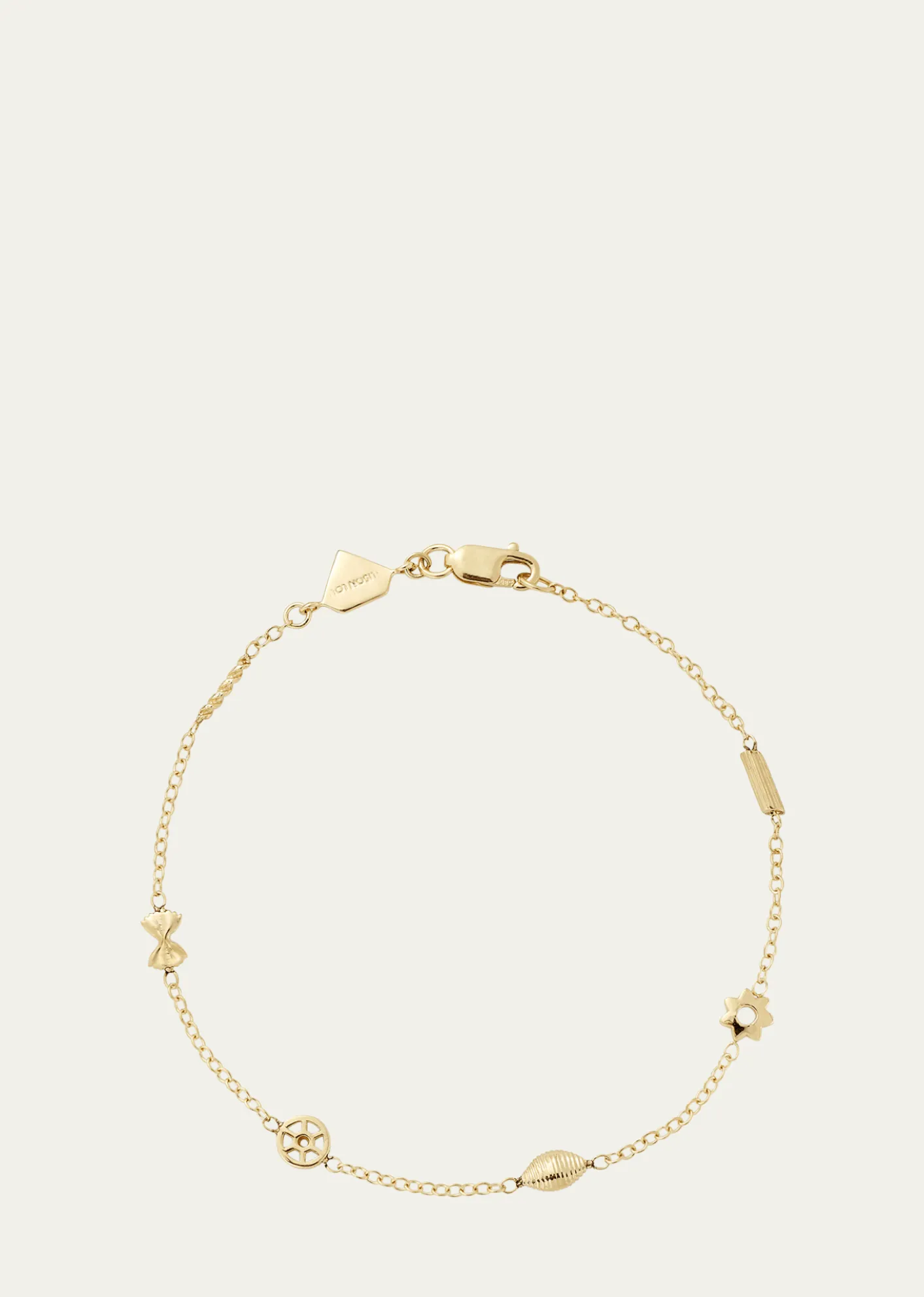 Alison Lou14K Yellow Gold Mini Pasta By the Yard Bracelet