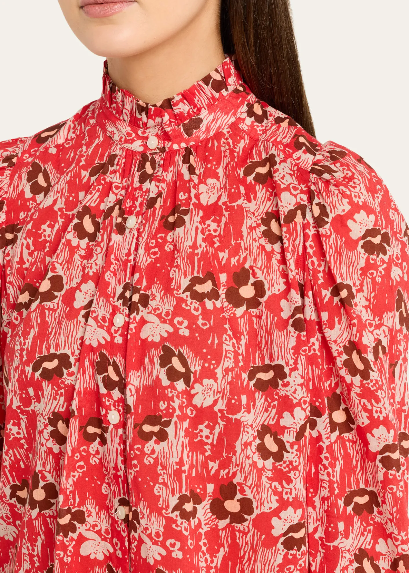 Alix of BohemiaArtemis Printed Long-Sleeve Blouse