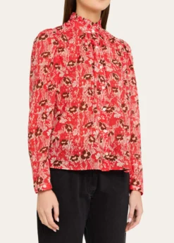 Alix of BohemiaArtemis Printed Long-Sleeve Blouse