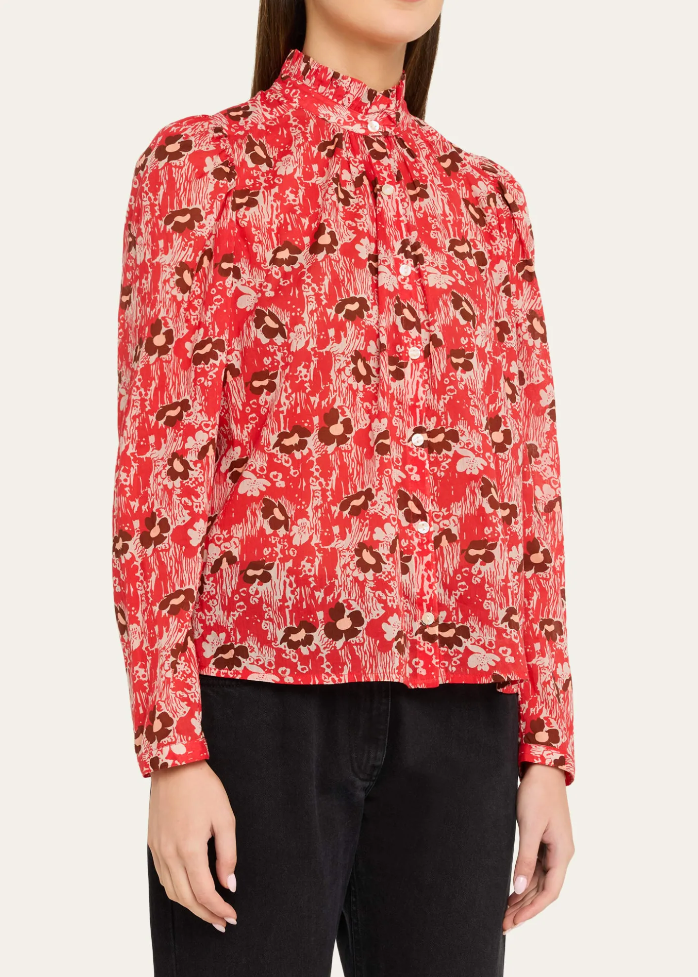 Alix of BohemiaArtemis Printed Long-Sleeve Blouse