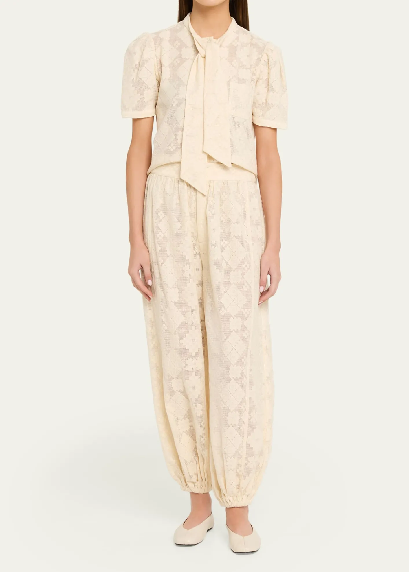 Alix of BohemiaMargot Eyelet Joggers