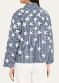 Alix of BohemiaWestern Plaid Star Embroidered Jacket